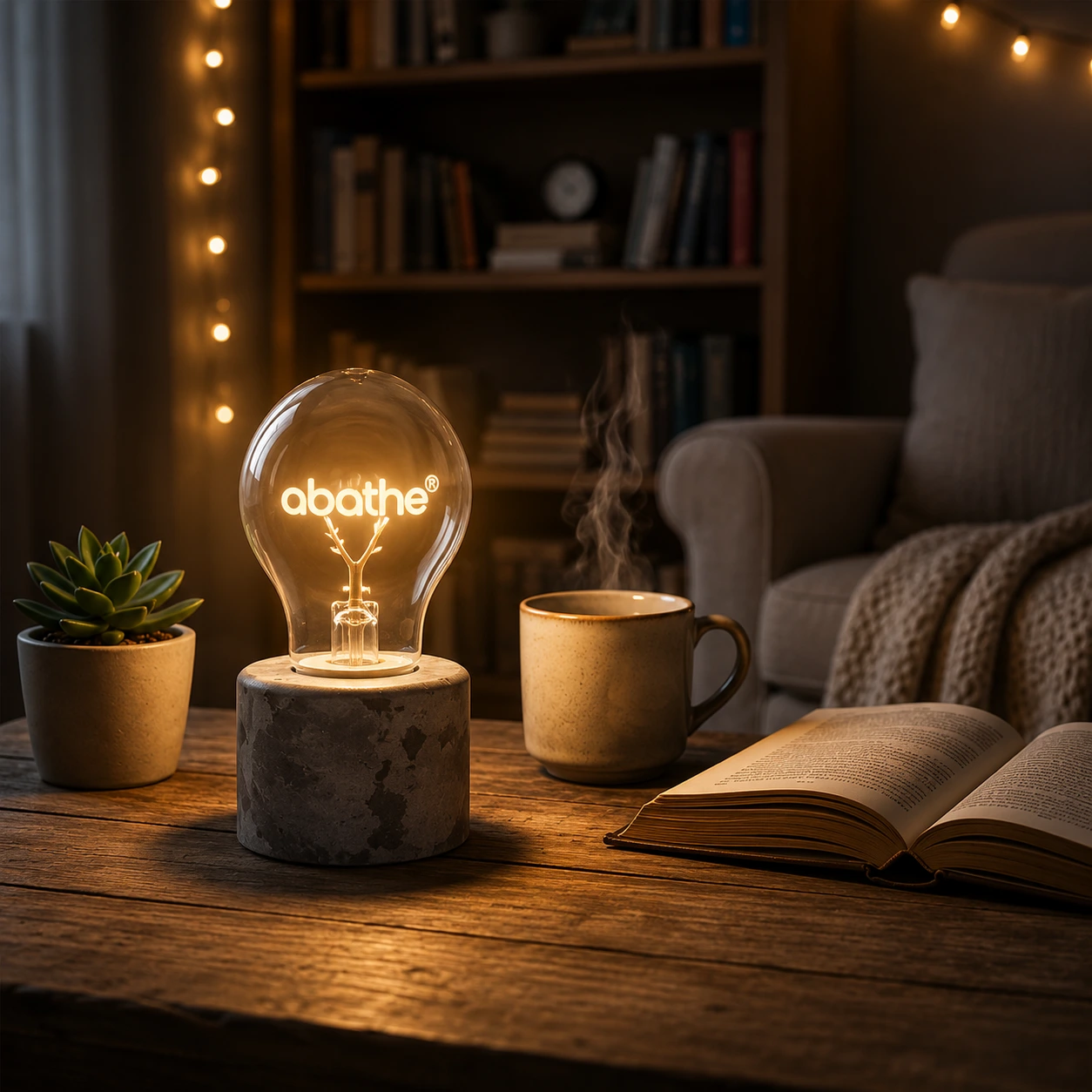 MagLED® Bulb Mini Stand – Individuell gestaltbare LED-Tischleuchte mit USB-C