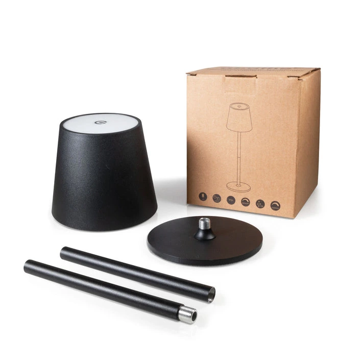MagLED® Compact – Dimmbare LED-Akku Tischleuchte mit höhenverstellbarem Design