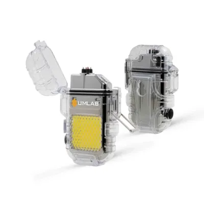 MagLighter® Outdoor Transparent – Elektronisches USB-Feuerzeug mit COB-LED