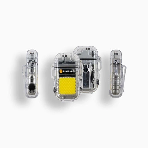 MagLighter® Outdoor Transparent – Elektronisches USB-Feuerzeug mit COB-LED