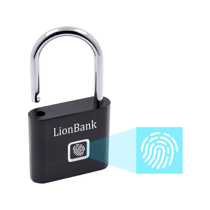 MagLock „Easy“ Fingerabdruck-Vorhängeschloss mit USB-Ladefunktion