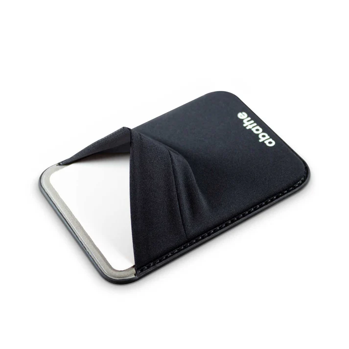 Magnetisches RFID-Kartenetui aus Lycra für Smartphones „MagCard Phone Soft“ (1-farbig Druck)