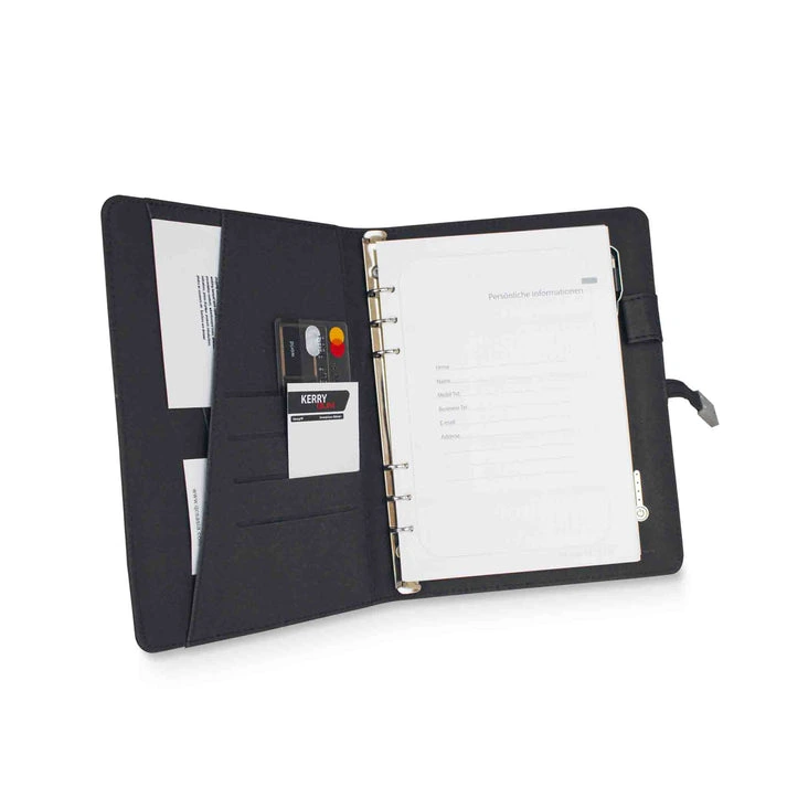 MagNote® LED Style – A5 Premium-Notizbuch mit Powerbank und LED-Logo