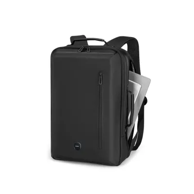 MagPack „Business“ Laptop-Rucksack | Lasergravur auf Metallplättchen