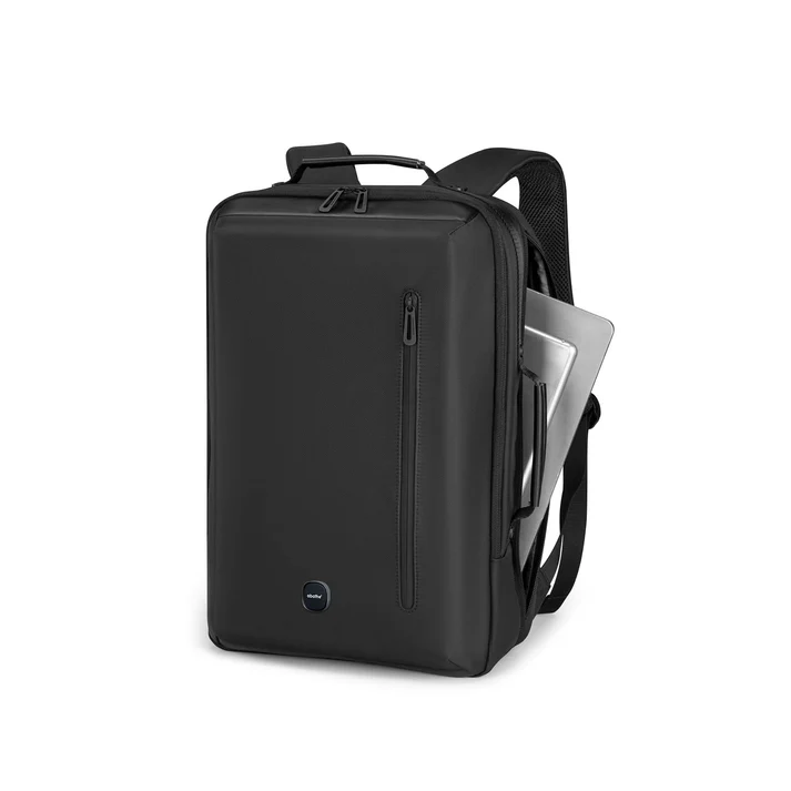MagPack „Business“ Laptop-Rucksack | Lasergravur auf Metallplättchen