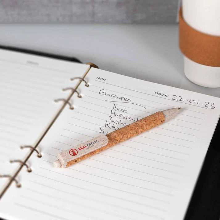 MagPen® Cork – Nachhaltiger Kugelschreiber aus Kork und Weizenstroh