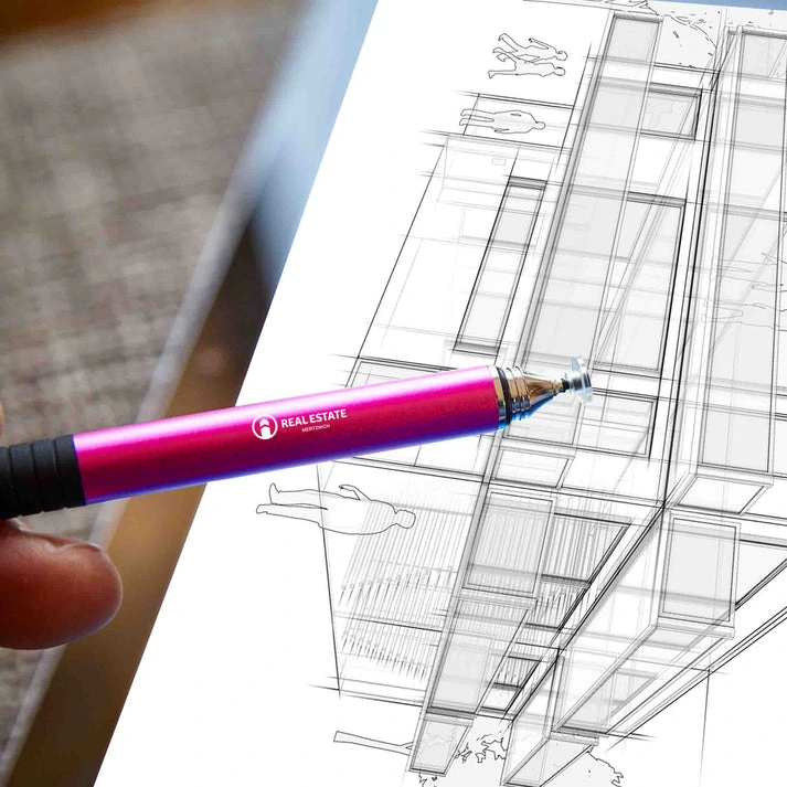 MagPen® Metal Circle – Präzisions-Touchpen mit Kugelschreiber