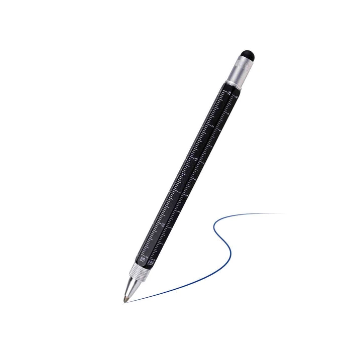 MagPen® Metal Measure – Multifunktions-Kugelschreiber mit Lineal, Stylus und Werkzeug