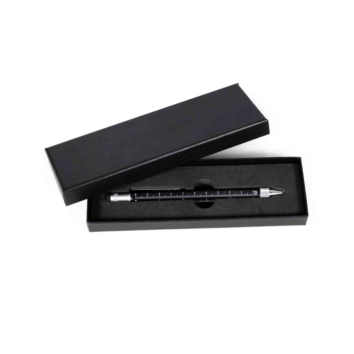 MagPen® Metal Measure – Multifunktions-Kugelschreiber mit Lineal, Stylus und Werkzeug