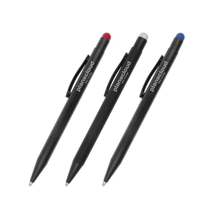 MagPen® Metal Plain – Matt-schwarzer Metall-Touch-Kugelschreiber