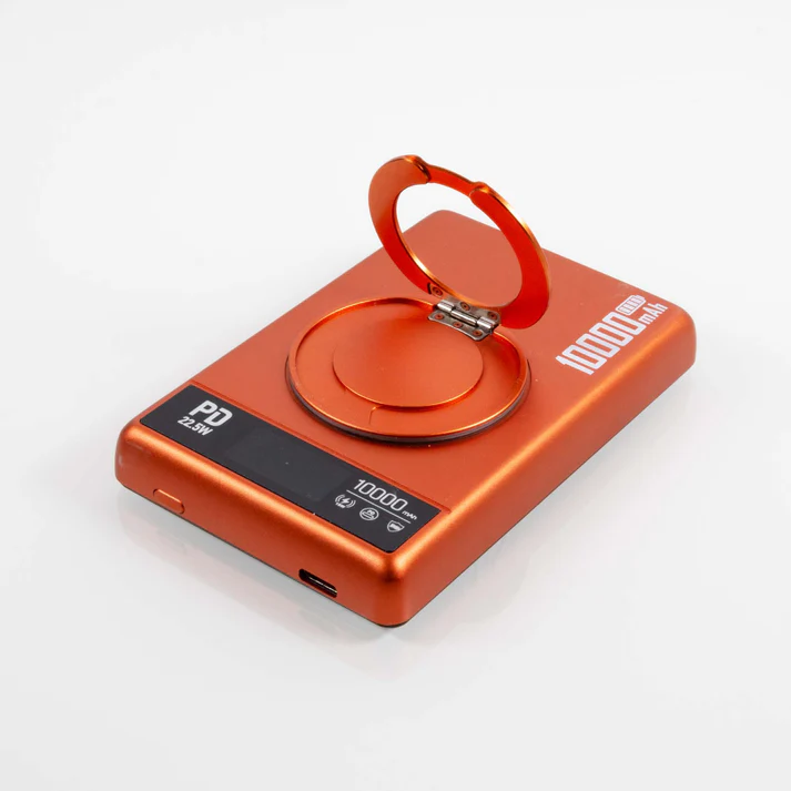 MagPower 3in1 "Ring" 10.000mAh Powerbank mit TFT-Display