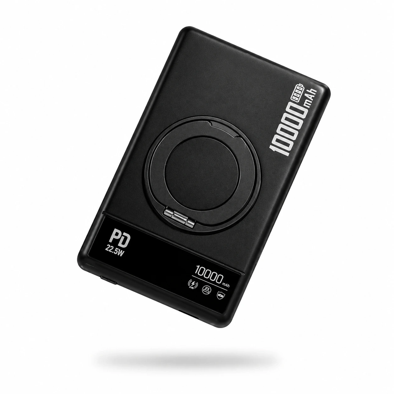 MagPower 3in1 "Ring" 10.000mAh Powerbank mit TFT-Display