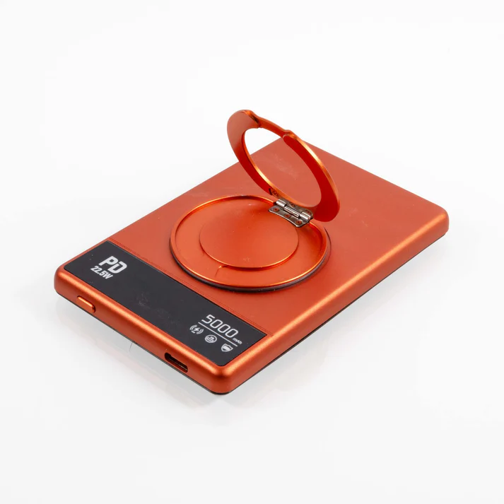 MagPower 3in1 "Ring" 5.000mAh Powerbank mit TFT-Display