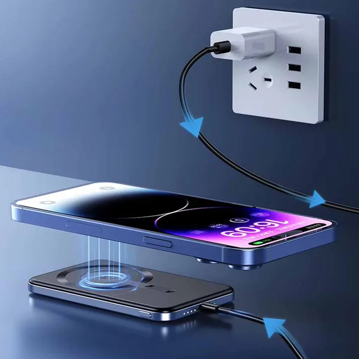 MagPower® Snap Exclusive – 5.000 mAh MagSafe Powerbank mit 15 W Wireless Charging & Lasergravur