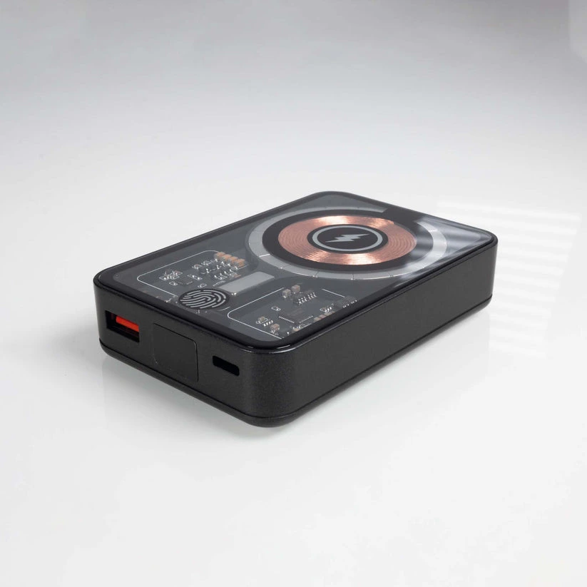MagPower® Transparent 10.000mAh – MagSafe Powerbank mit Wireless Charger