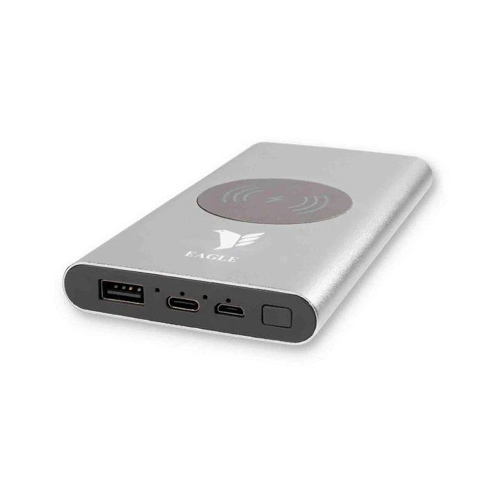 MagPower® Wireless Alu – 10.000 mAh Powerbank mit Wireless Charger aus Aluminium