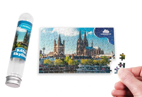 MagPuzzle® Tube – Individuelles Fotopuzzle in Geschenk-Tube (150 Teile)