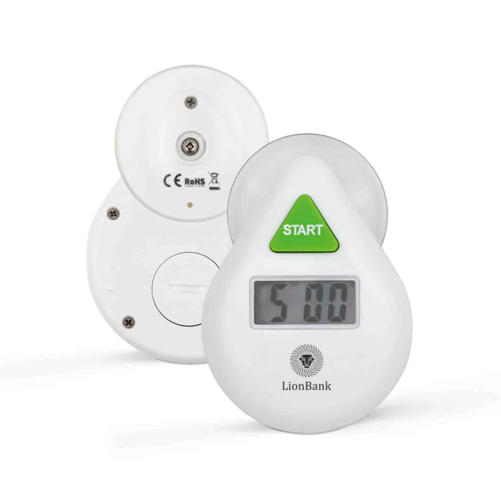 MagShower® Timer – 5-Minuten Duschtimer mit Signalton und Saugnapf für Bad & Dusche