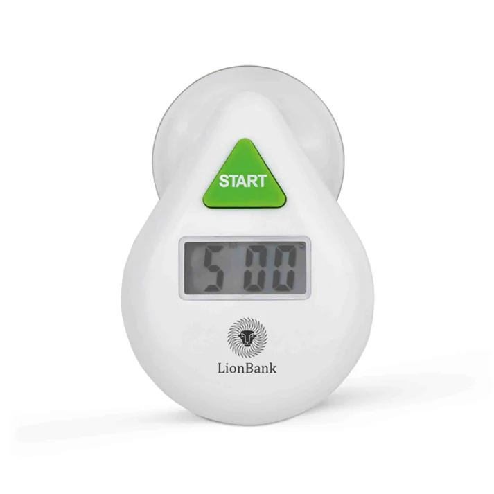 MagShower® Timer – 5-Minuten Duschtimer mit Signalton und Saugnapf für Bad & Dusche