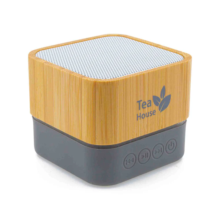 MagSpeaker® Bamboo – Eco Bluetooth® 5.0 Lautsprecher aus Bambus mit individueller Lasergravur