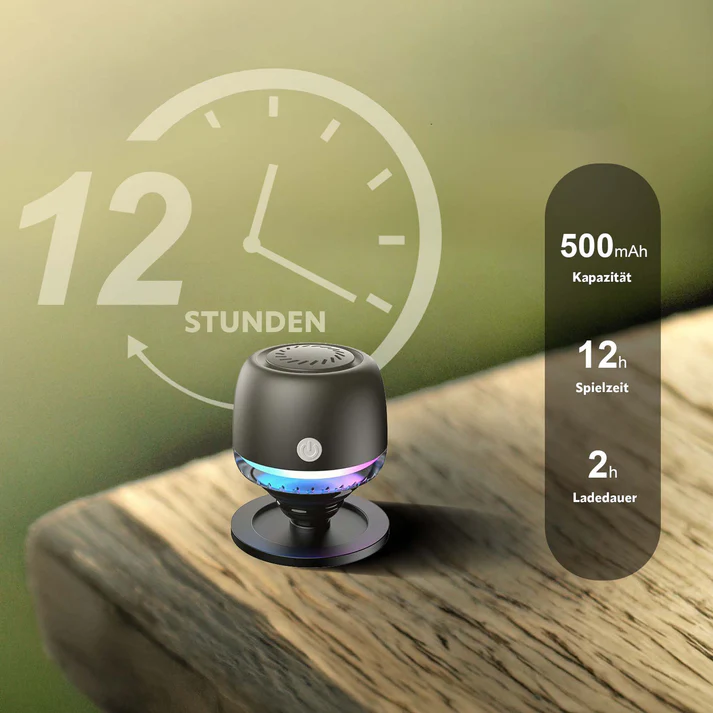 MagSpeaker® Magnet Pop-Up – Magnetischer Bluetooth-Lautsprecher mit Pop-Up-Halterung