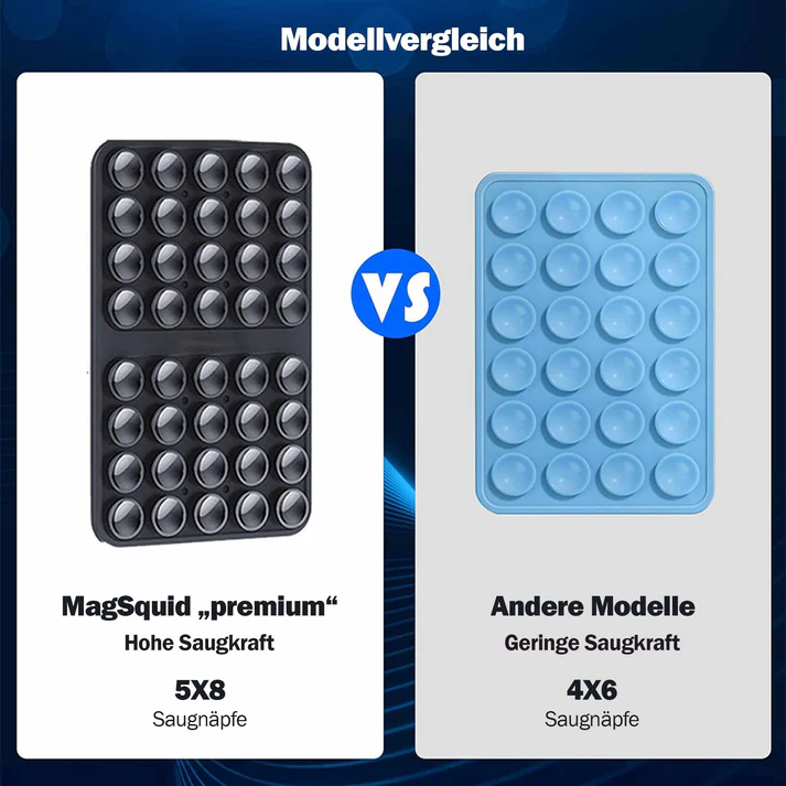 MagSquid „Premium“ Smartphone-Halterung mit Saugnäpfen