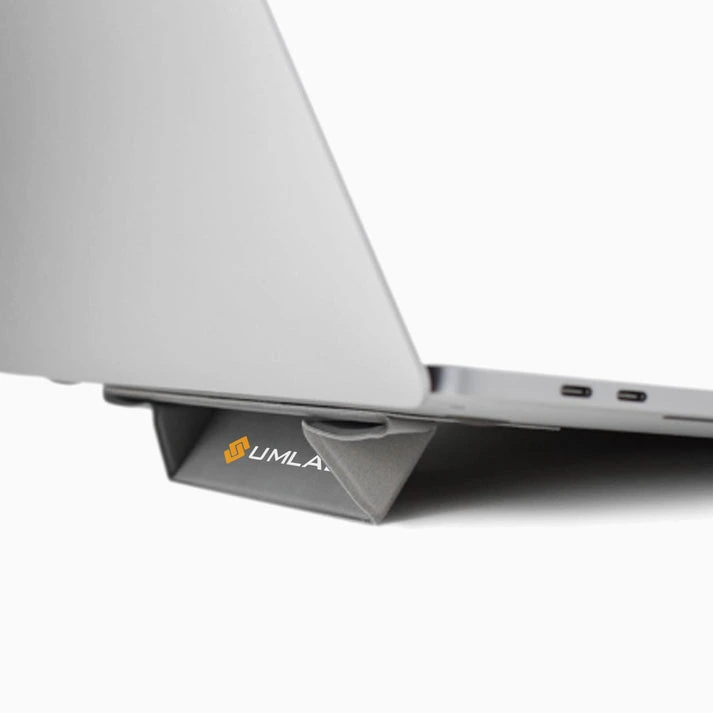 MagStand® Laptop – Faltbarer Laptop- und Tablet-Ständer aus PU-Leder