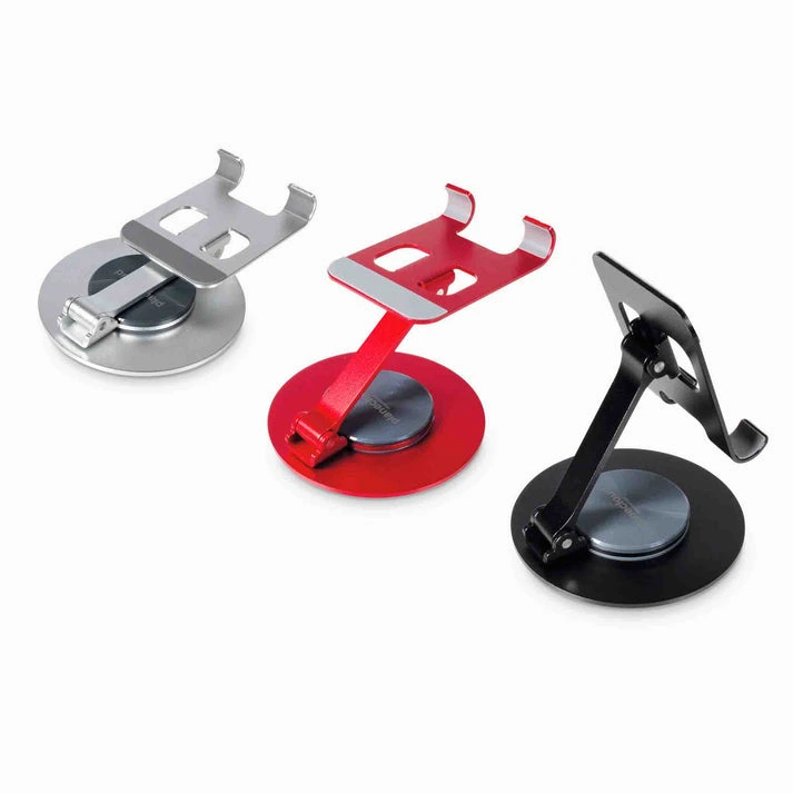 MagStand® Round Swivel – Faltbarer 360° Smartphone-Halter aus Metall