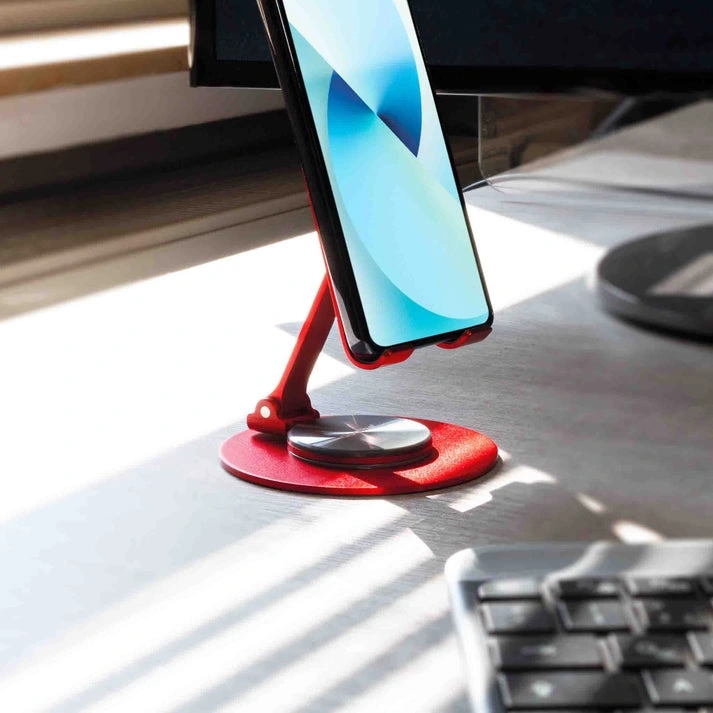 MagStand® Round Swivel – Faltbarer 360° Smartphone-Halter aus Metall
