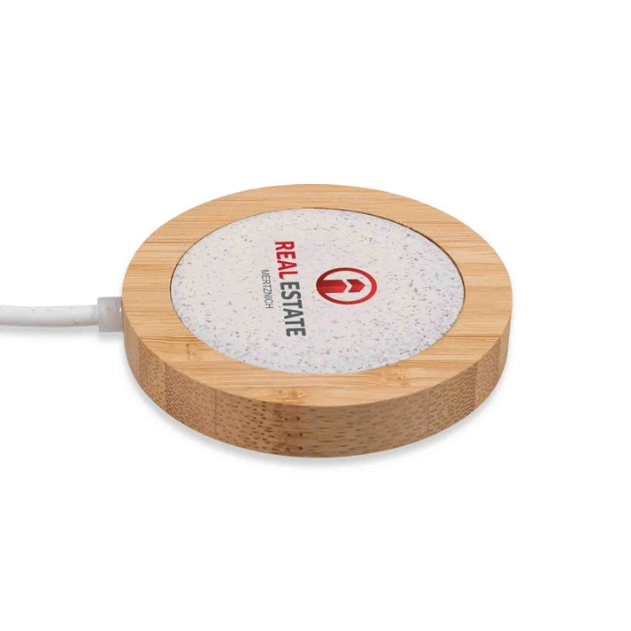 MagStand® Wire Wood – Bambus Smartphone-Ständer mit Wireless Charger