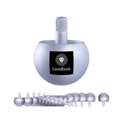 MagTop® Tippe-Top – Aluminium Wendekreisel mit Logo