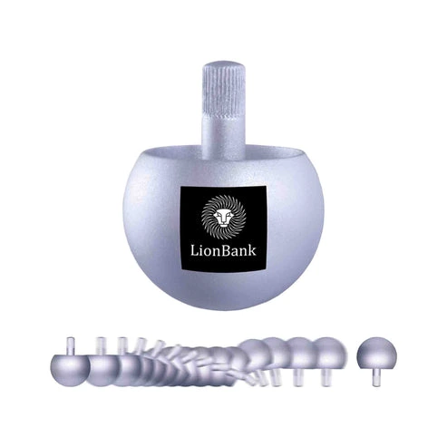 MagTop® Tippe-Top – Aluminium Wendekreisel mit Logo