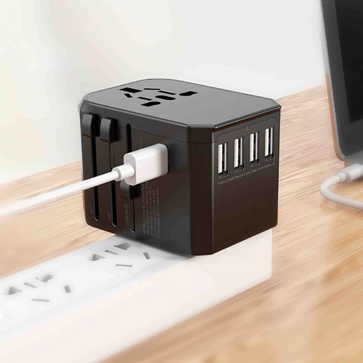 MagTravel LED "Business" Reiseadapter mit LED Logo