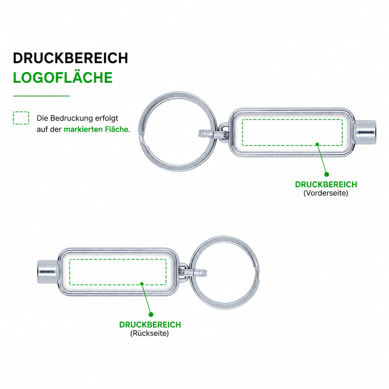 MagVent „Rectangular“ Heizkörper-Entlüftungsschlüssel mit Schlüsselring