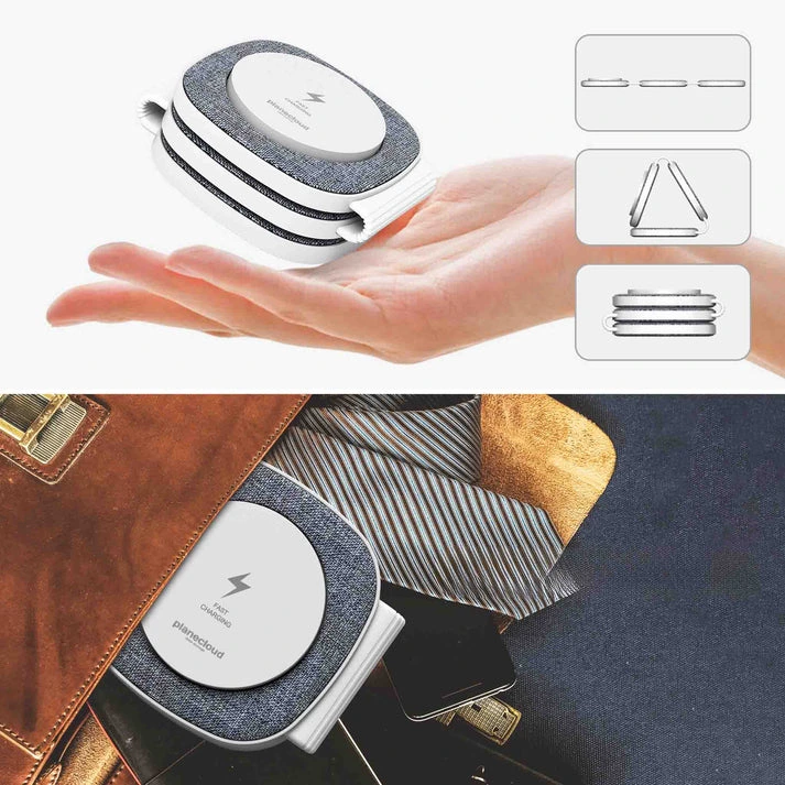 MagWire® 3in1 Fabric – Faltbares Wireless-Ladegerät mit MagSafe & Stoffoberfläche