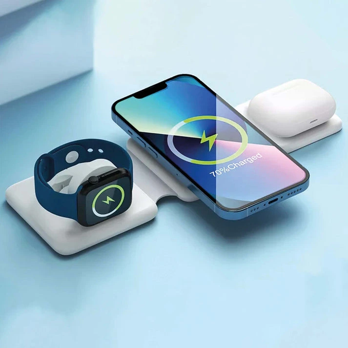 MagWire® 3in1 Fold – Faltbares Wireless-Ladegerät für Smartphone, Apple Watch & AirPods