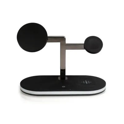 MagWire® 3in1 Style – Exklusives 3-in-1 Wireless-Ladegerät mit MagSafe, 15 W & integriertem Nachtlicht