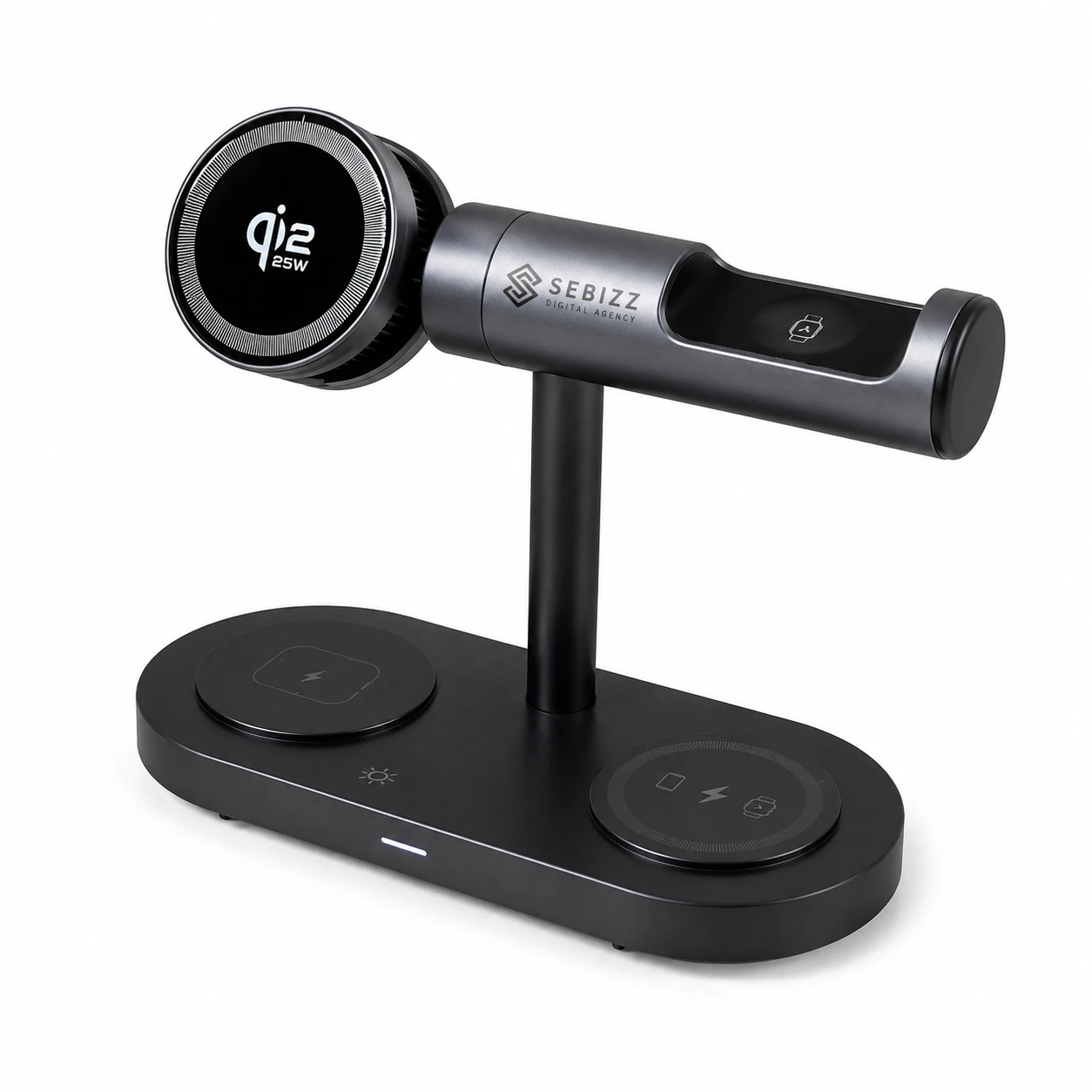 MagWire® 4in1 Cool – Exklusives 4-in-1 Qi2 Wireless-Ladegerät mit MagSafe, 25 W & LED-Ambientebeleuchtung