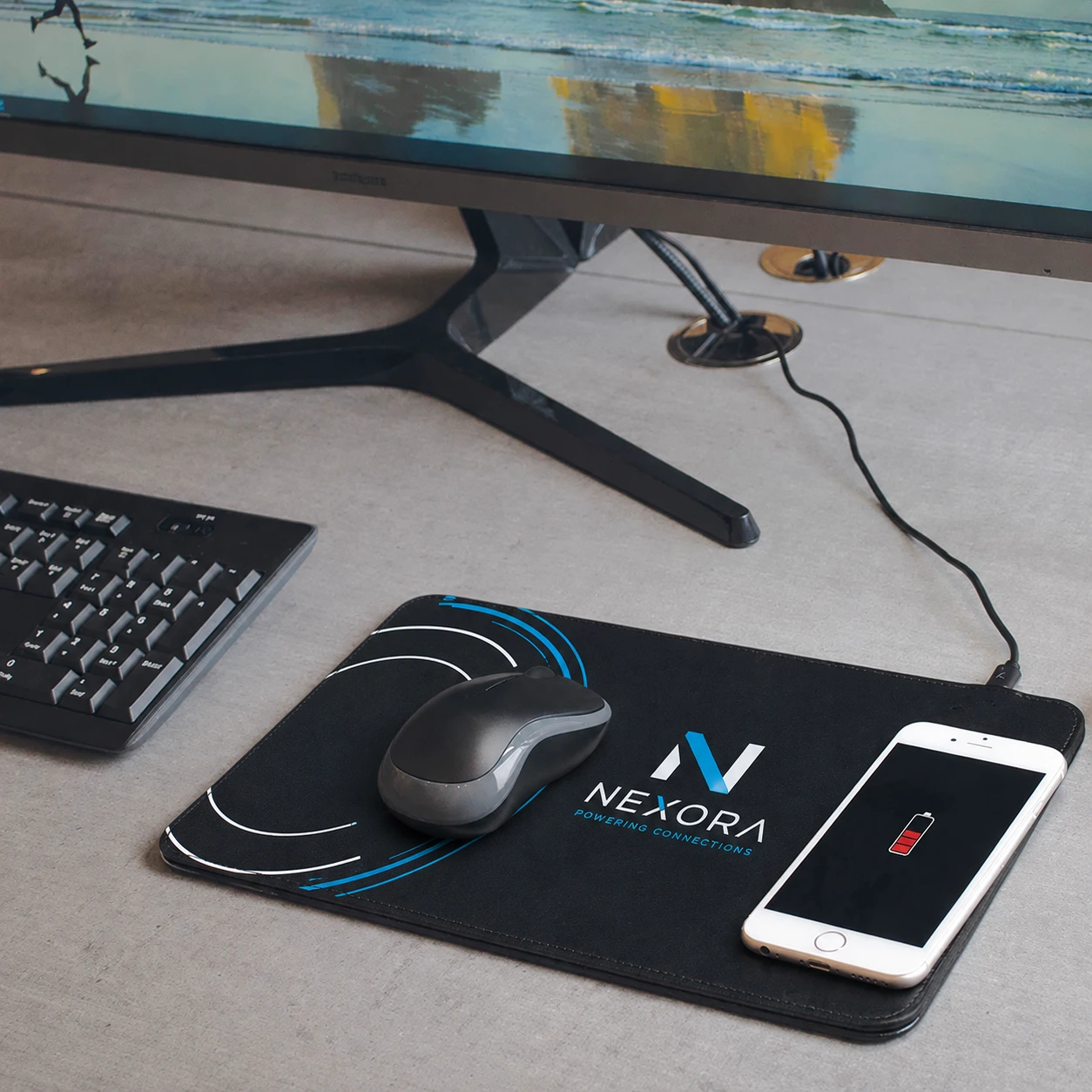 MagWire® Mousepad – Mousepad mit integriertem 5W Wireless Charger