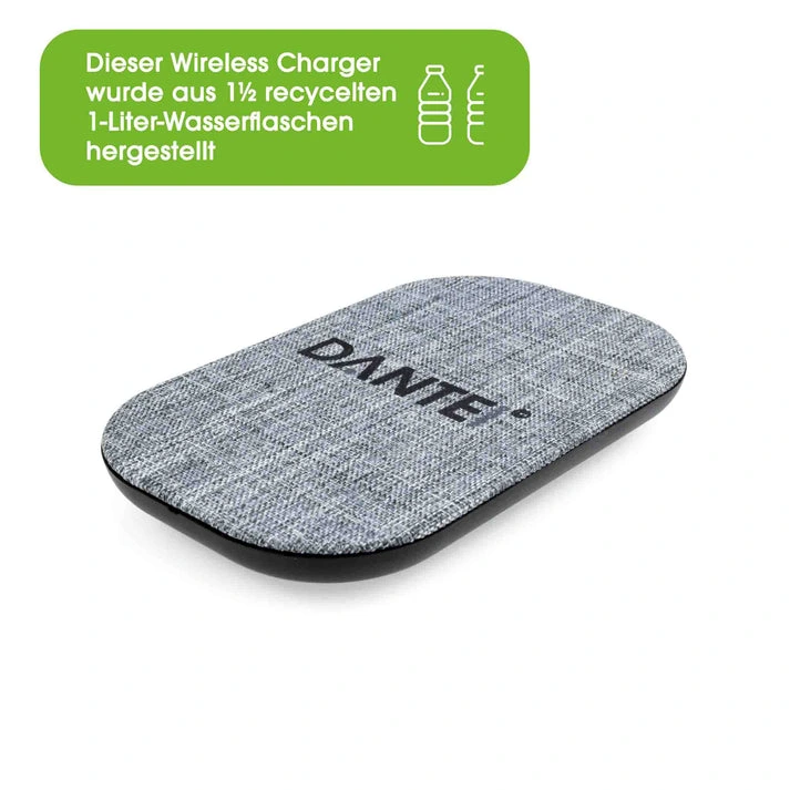 MagWire® RPET – Nachhaltiges 10W Wireless Ladegerät aus recyceltem PET