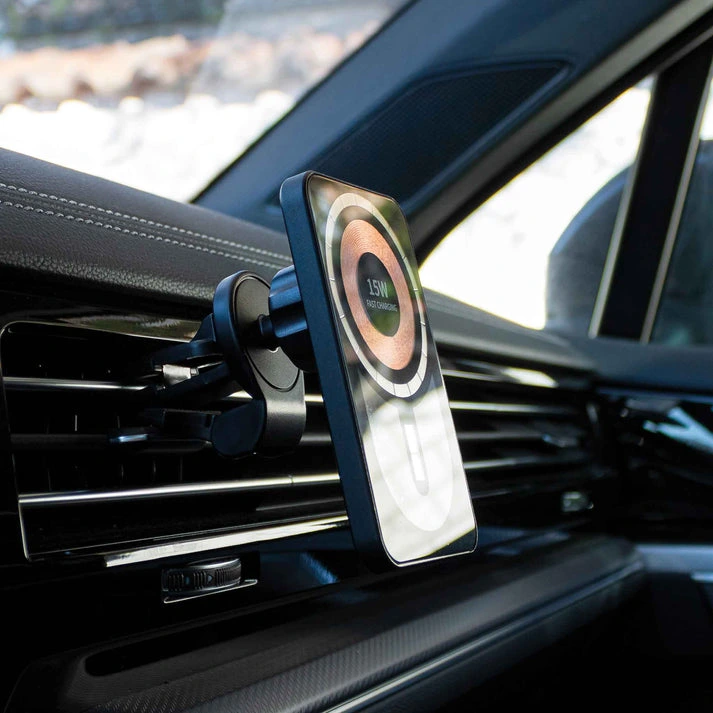 MagWire® Transparent Car – MagSafe Wireless-Autoladegerät für Lüftungsschlitze