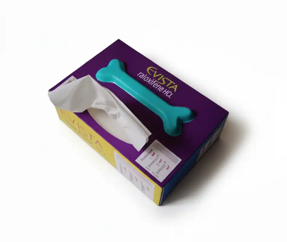 MediShape 3D Knochen-Taschentuchbox – Anatomische Serie (175 × 115 × 55 mm)