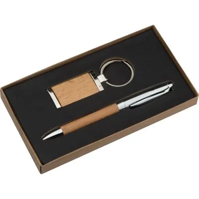 Metall Holz Geschenkset
