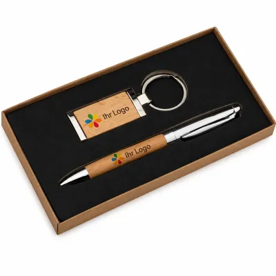 Metall Holz Geschenkset