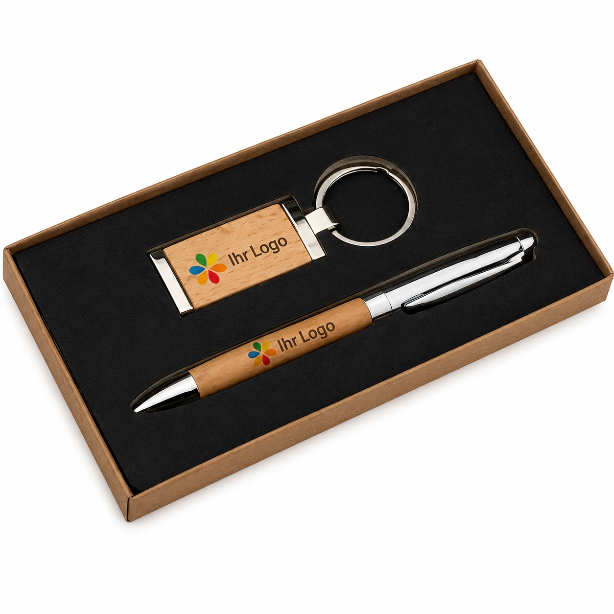 Metall Holz Geschenkset
