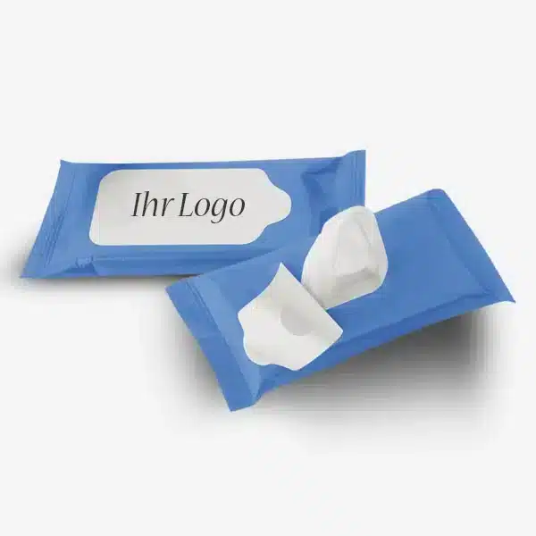 Mini Erfrischungstücher 15er Pack mit Ihrem Motiv bedruckt
