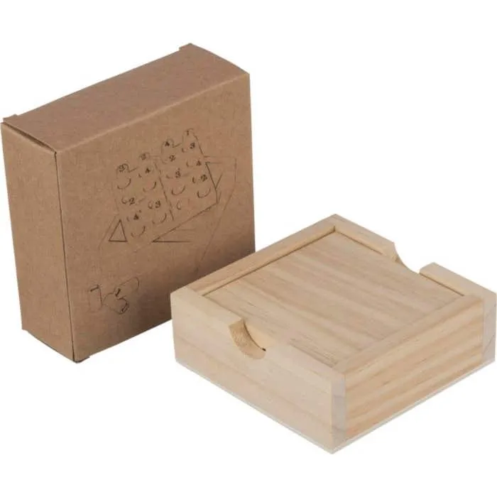 Mini-Sudoku-Set aus Kiefernholz Kenza