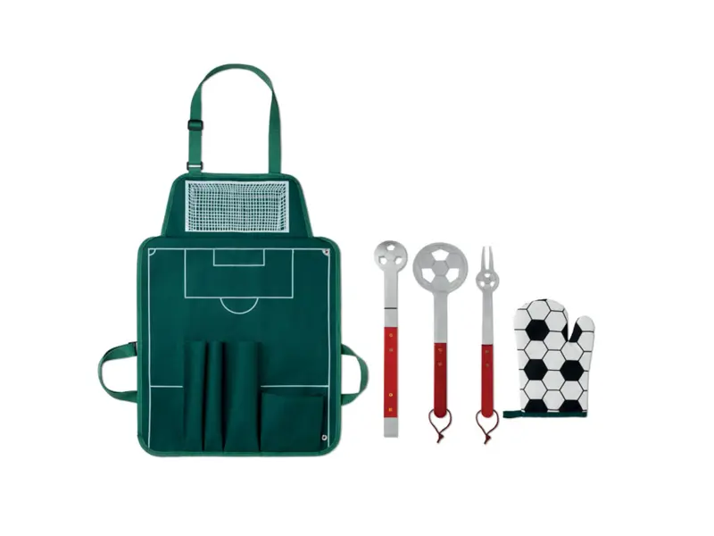 DONAU BALLY Fußball BBQ Set