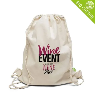 MONTREAL – Bio-Baumwollrucksack mit Kordelzug [BIO/Organic] ( 40 x 50 cm)
