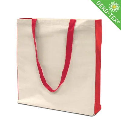 PALMA – Baumwolltasche mit Boden- Seitenfalte ( 38 x 42 cm)